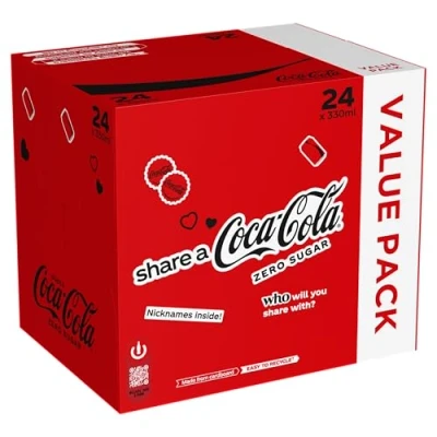 Image of Coca Cola Zero Sugar 24 x 330 ml