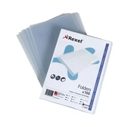 Image of Rexel Superfine Folder Polypropylene Lightweight [Pack 100] 12175