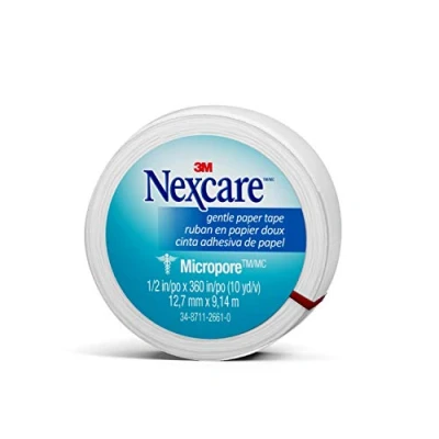 Image of 3M Nexcare Micropore Paper First Aid Tape 1/2 Inch X 10 Yards 24