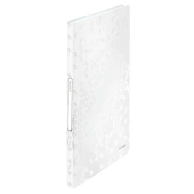 Image of Leitz A4 Display Book, 40 Pockets, 80 Sheet Capacity, Transparent White, WOW Range, 46320001