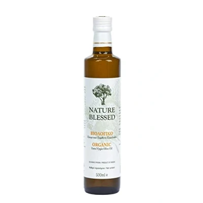 Image of Nature Blessed Greek Organic Extra Virgin Olive Oil 500 ml Glass