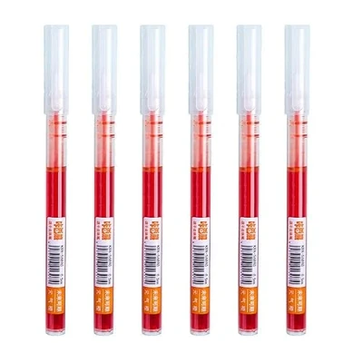 Image of KUAIYIJU 6Pcs/pack Rollerball Pen Fine Point Pens, 0.5mm Tip Pens Gel Liquid Ink Rolling Ball Writing for Office