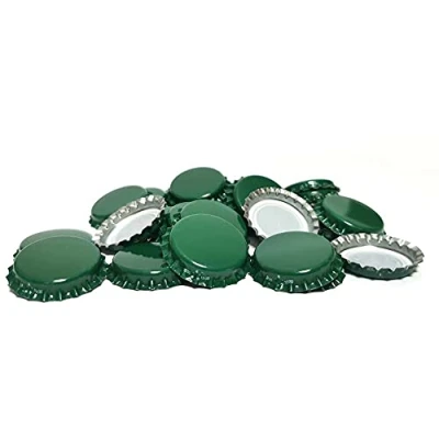 Image of DIAH DO IT AT HOME Crown Caps Pack of 100 Beer Brewing (Dark Green Caps)