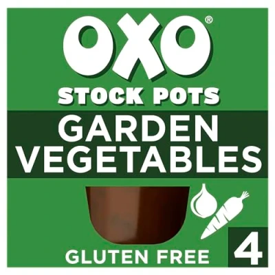Image of OXO Stock Pots Gluten Free Garden Vegetables With Parsley &amp; Garlic, 4 x 20 g (80 g)