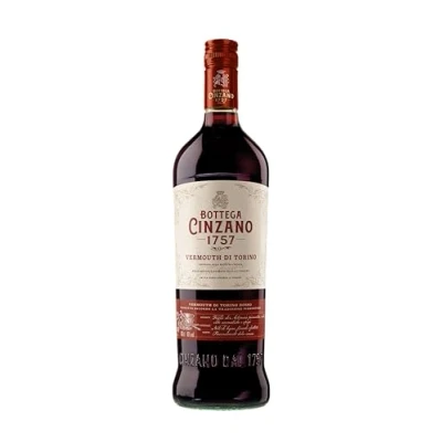 Image of Bottega Cinzano Rosso 1757 Vermouth di Torino 1L 16% ABV Premium Craft Vermouth, a cocktail essential