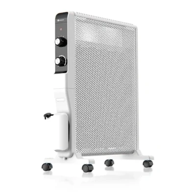 Image of PureMate Heater Oil Free with Mica Panels, 2000W Electric Heater, Radiant and Convection, Micathermic, Space Thermostat, 2 Heat Settings Fast Heating