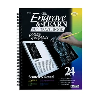 Image of Royal &amp; Langnickel Engrave Learn Wildlife of the World Designed Painting Set