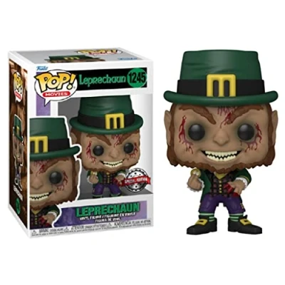 Image of Funko POP! Movies: Leprechaun Bloody Amazon Exclusive Collectable Vinyl Figure Gift Idea Official Merchandise Toys for Kids &amp; Adults Movies Fans Model Collectors