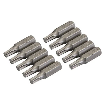 Image of Silverline T25 Cr V Screwdriver Bits 10pk