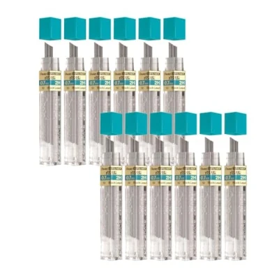 Image of Pentel 0.7 mm 2H Refill Lead (Pack of 12 Tubes, Leads per Tube)