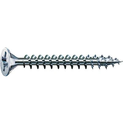 Image of Spax Screw Countersunk Head Phillips Screws Thread or Cross total acier ZINGUE White, 0/1030/001/ 3,5/ 45/ /01