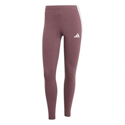 Image of adidas Sportswear Essentials 3STRIPES Leggings Leggings, Women&#039;s, Size: Medium, Aurora ruby/white