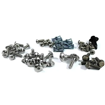 Image of Speedy Fasteners fits Honda VFR400 NC21 &amp; NC24 1986 1988 Stainless Steel Fairings Screen Bolt Kit + Dzus