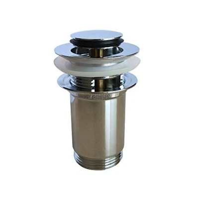 Image of &#039;Saneaplast Metalsant 751592 Safety Valve FONTAN 11/4 Click Clack PL Chrome S &amp; M