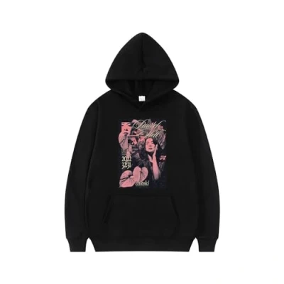 Image of Winter Mitski Hoodie Long Sleeve Top Streetwear Men Women Sweatshirt Hip Hop Pullover (Color : 1, Size S)
