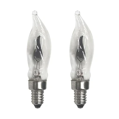 Image of Premier Decorations 1.5W E10 Replacement Flickering LED Bulbs, Twin Pack