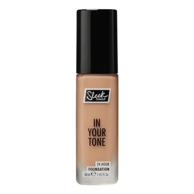 Image of Sleek MakeUP in Your Tone 24 Hour Foundation, Medium Buildable Coverage 30 Shades, Semi Matte Flawless Finish, 5C, 30ml