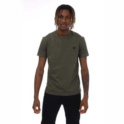 Image of Timberland Men&#039;s Ss Dun river Crew T Shirt, Grape Leaf, M