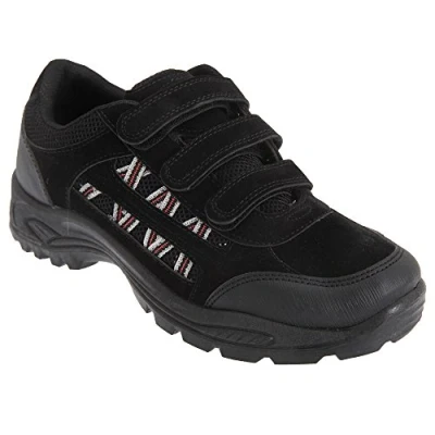 Image of DEK ASCEND Triple touch fastening Trek &amp; trail Shoe, Black, 7 UK