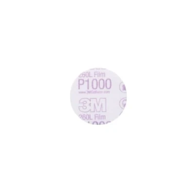 Image of 3M Hookit Finishing Film Abrasive Disc 260L, 00909, 3 in, P1000, 50 discs per carton