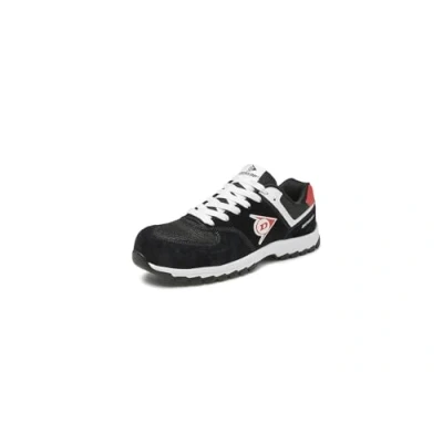 Image of Dunlop Unisex Shoes Flying Arrow Red S3# 40, Black/White, 6.5 UK