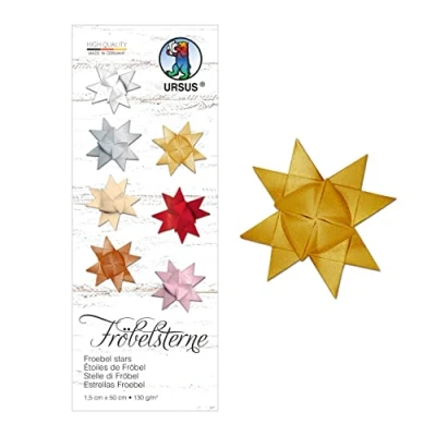 Image of Ursus Star Striped Coloured Drawing Paper 130 g/m²