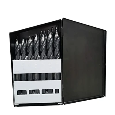 Image of AstroFlight Tools TS29 Onyx 29pc TurboStep HSS Reduced Shank Mechanics Length 1/16&quot; 1/2&quot; Drill Bit Set