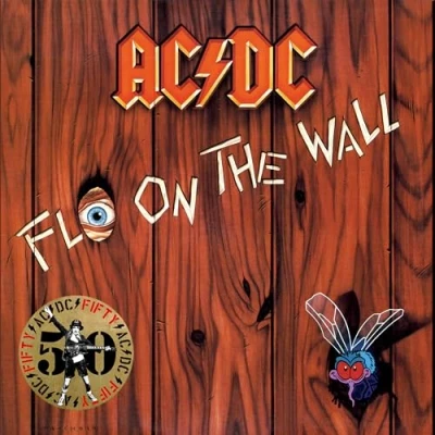Image of AC/DC Fly On The Wall Gold vinyl 50th Anniversary Edition Sealed 2024 UK LP 196588734113