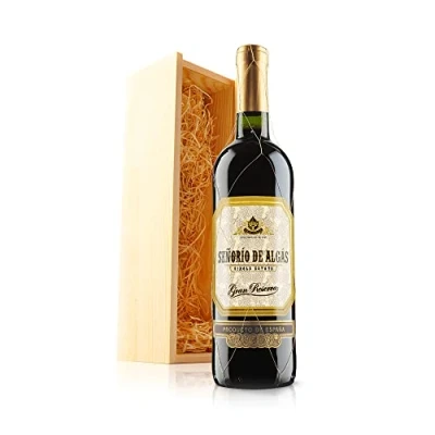 Image of Virgin Wines Spanish Gran Reserva Red Wine Gift (75cl) in Wooden Box