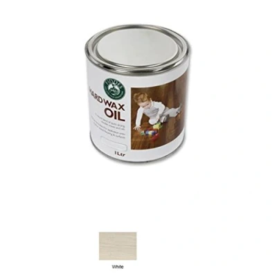 Image of Fiddes Hard Wax Oil Colour Tint White 1ltr