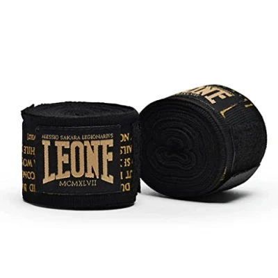 Image of LEONE 1947, Bandages, Unisex Adult, Black, 3.5 M, AB705, legionarius