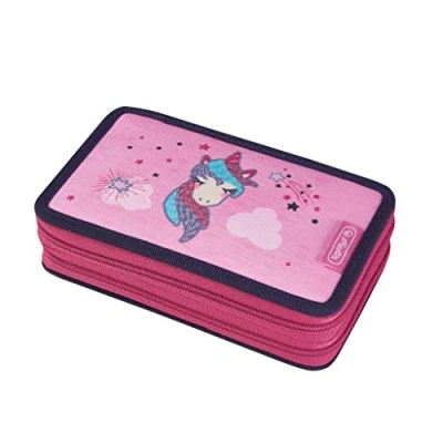 Image of Herlitz Double Pencil Case 19cm, Unicorn (Pink) 50026067