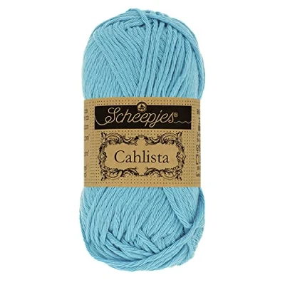 Image of Scheepjes Cahlista 510 Sky Blue Yarn 10x50g