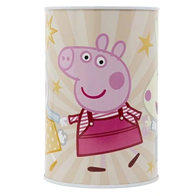 Image of Stor Peppa Pig Kindness Counts Metallic Money Bank, 10 UK, peppapig, one Size