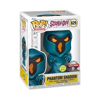 Image of Funko POP! Animation: Scooby Doo Phantom Shadow Glow In the Dark Collectable Vinyl Figure Gift Idea Official Merchandise Toys for Kids &amp; Adults TV Fans Model Collectors