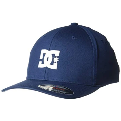 Image of DC Shoes Men&#039;s Star 2 Hat Baseball Cap, Black Iris, L XL UK