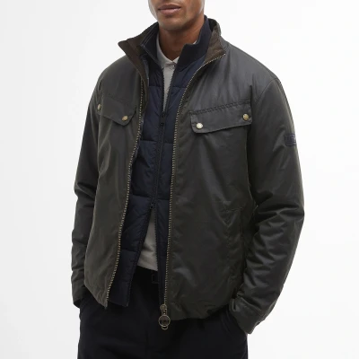 Image of Barbour International Ashbeck Waxed Cotton Jacket XXL