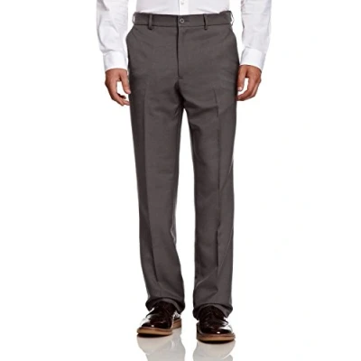 Image of Farah Classic Men&#039;s 263205 Suit Trousers, Grey, W32/L33
