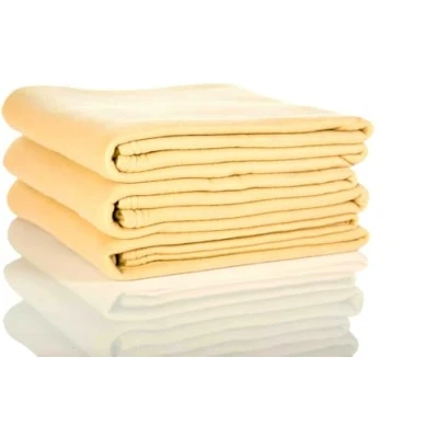 Image of Glart 3x Oeko Tex Fleece Blankets, Colour : Sand, Size 130 x 160 cm, over 200 g / m2, Blanket that can be used as a Sofa Cover, Couch Snuggle Blanket, Throw, Picnic
