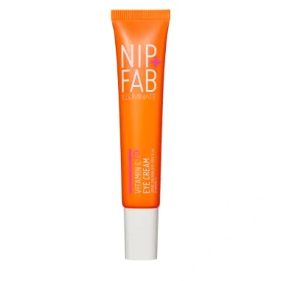 Image of Nip+Fab Vitamin C Fix Eye Cream 10% 0.5 fl oz with Peptides, Caffeine and Niacinamide for Smoother, Brighter Under Skin 3 Forms of