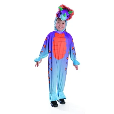 Image of Multicolor Triceratops Dinosaur Costume Set for Kids (Medium Size) Perfect Parties, Halloween, &amp; Imaginative Play