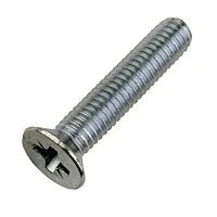 Image of 5mm Countersunk Machine Screws/Bolts M5 x 25mm (Including Head) A2 Stainless Steel Pozi Csk Head Mch Screw (10 Pack) Free UK Delivery