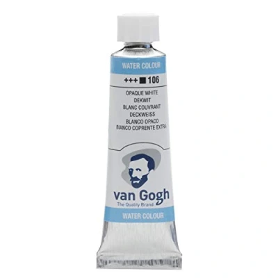 Image of Van Gogh Watercolour 10 ml Tube White Extra Opaque Series 1