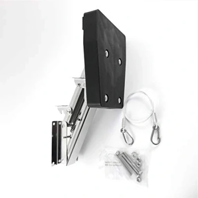Image of MiDMarine Stainless Steel Auxiliary Outboard Motor Bracket, Max 10hp/30kg + FREE Safety Cable