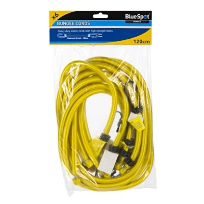 Image of Blue Spot Tools 6 Piece 120cm Bungee Cord Set