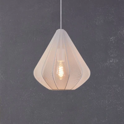 Image of EGLO Dolwen pendant light, white, Ø 33.5 cm