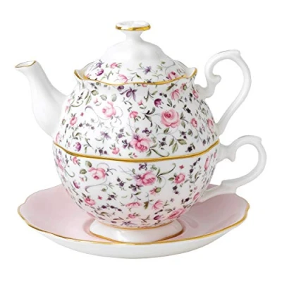 Image of Royal Albert Rose Confetti Tea for One