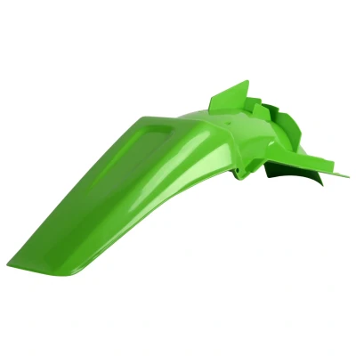 Image of Polisport Kawasaki Rear Fender KX 125 250 1999 2002, Green Motocross4u