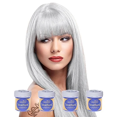 Image of La Riche Directions 4 Pack Of Semi Permanent Hair Dye / Colour (4 x 88ml) White
