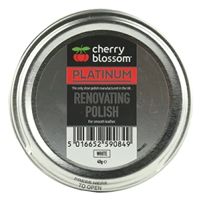 Image of Cherry Blossom Footwear Renovating Polish Shoe, White, 40g